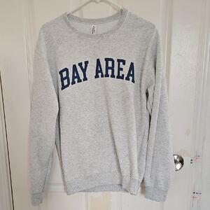 Jerzees Gray Crew Neck Sweater